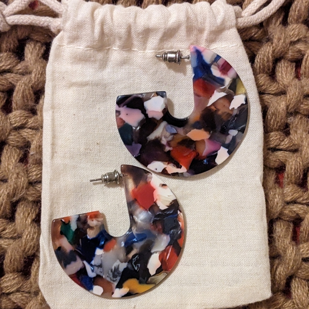 Acrylic earrings